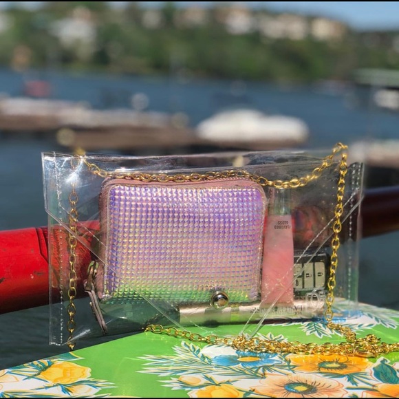 Handbags - Clear envelope style clutch